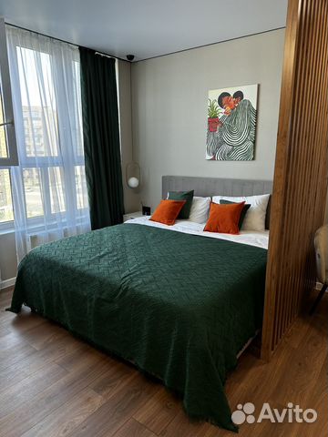 

Квартира-студия, 27 м², 2 кровати