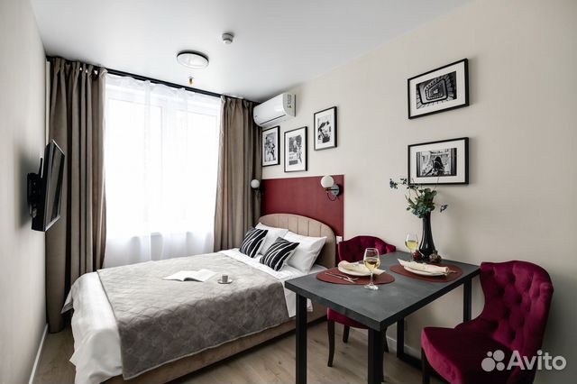 

Квартира-студия, 25 м², 1 кровать