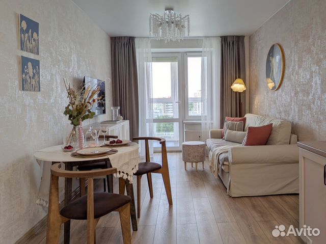 

1-к. квартира, 44 м², 3 кровати