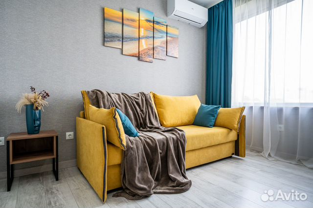 

Квартира-студия, 42 м², 2 кровати