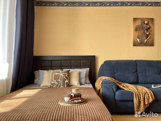 

1-к. квартира, 38 м², 2 кровати