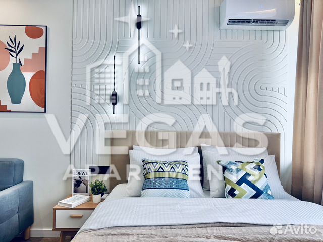 

Квартира-студия, 30 м², 2 кровати