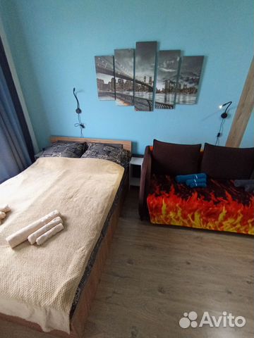 

Квартира-студия, 30 м², 2 кровати