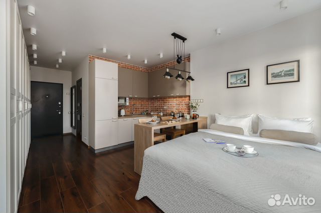 

Квартира-студия, 30 м², 1 кровать