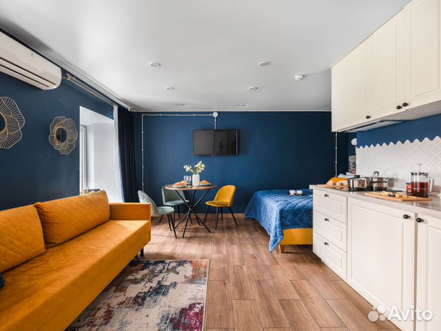 

Квартира-студия, 28 м², 2 кровати
