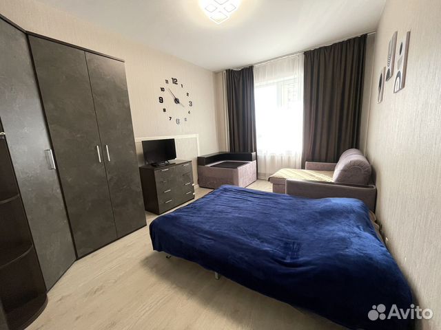 

1-к. квартира, 42 м², 3 кровати