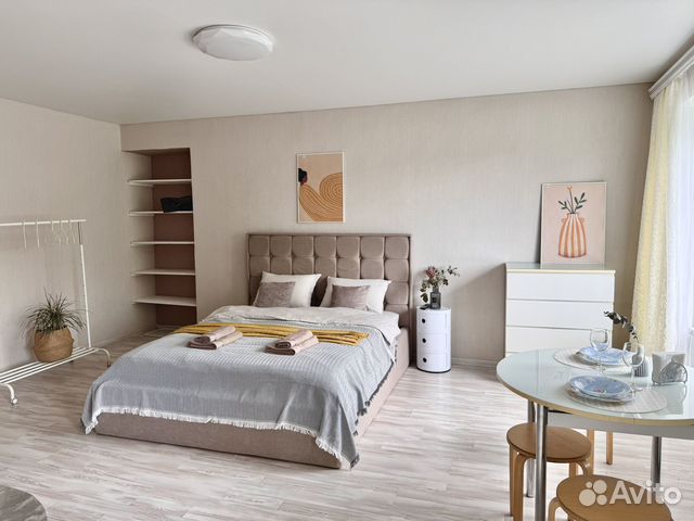 

Квартира-студия, 32 м², 1 кровать