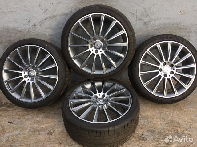 Оригинальные колеса на Mercedes C-Class W205 R19 Оригинальные колеса на Mercedes C-Class W205 R19