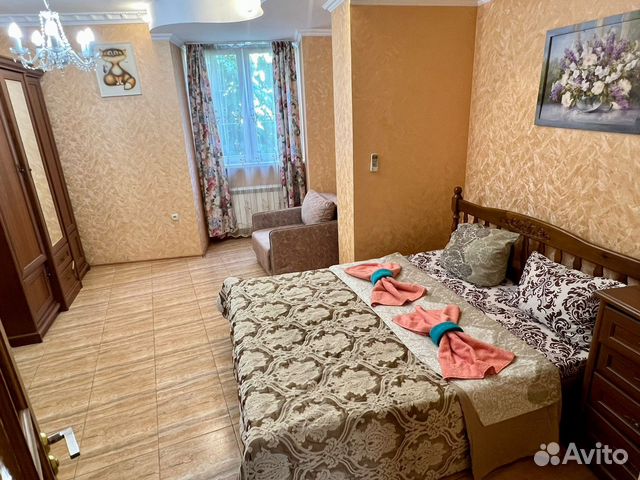 

1-к. квартира, 45 м², 2 кровати