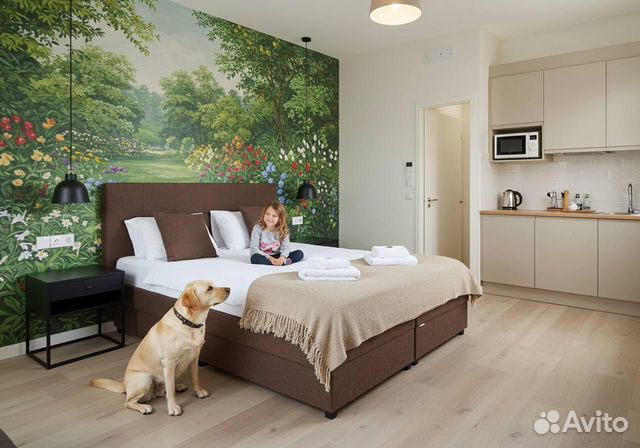 

Квартира-студия, 26 м², 1 кровать