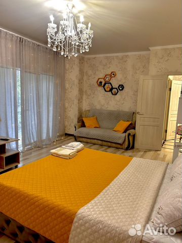 

1-к. квартира, 52 м², 2 кровати