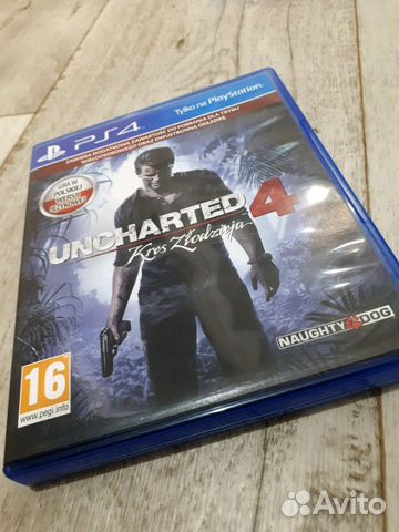 Продам Uncharted 4, Sony PS4