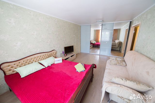 

1-к. квартира, 45 м², 2 кровати