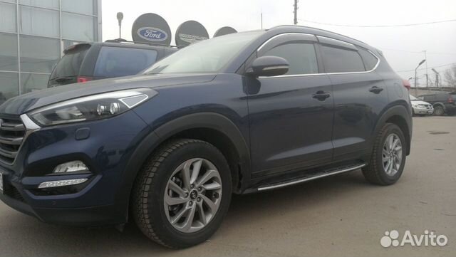 Пороги подножки Хундай Туксон мобис Пороги подножки Хундай Туксон мобис