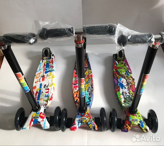 Самокат детский новый Scooter maxi Print Самокат детский новый Scooter maxi Print