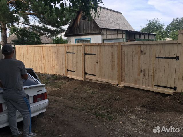 Забор деревянный,огородим участок Забор деревянный,огородим участок