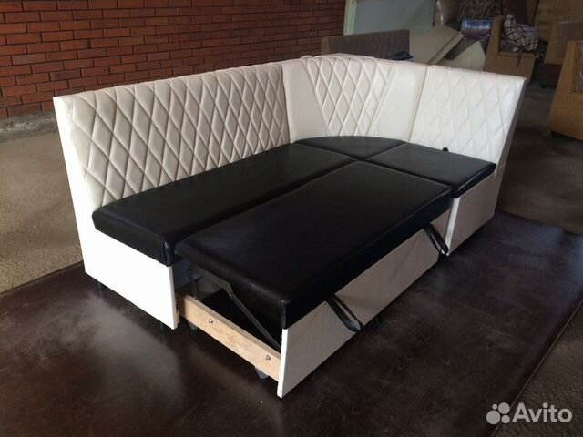 Кухонный угловой диван, со спальным местом