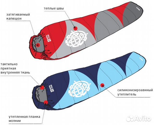 Спальный мешок Сибирь -20 XL V2