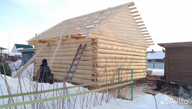 Сруб дома из бревна 6Х6 Сруб дома из бревна 6Х6