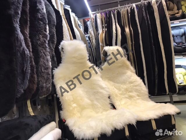 Меховые накидки на сиденья