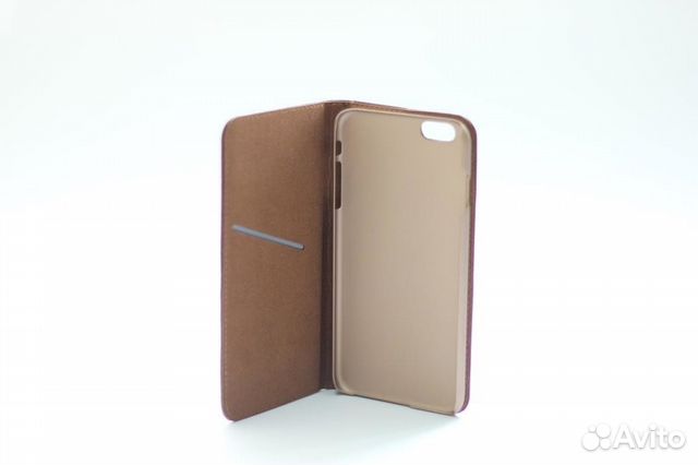 Чехол-книжка кожа Modena коричневый для iPhone 6 Чехол-книжка кожа Modena коричневый для iPhone 6