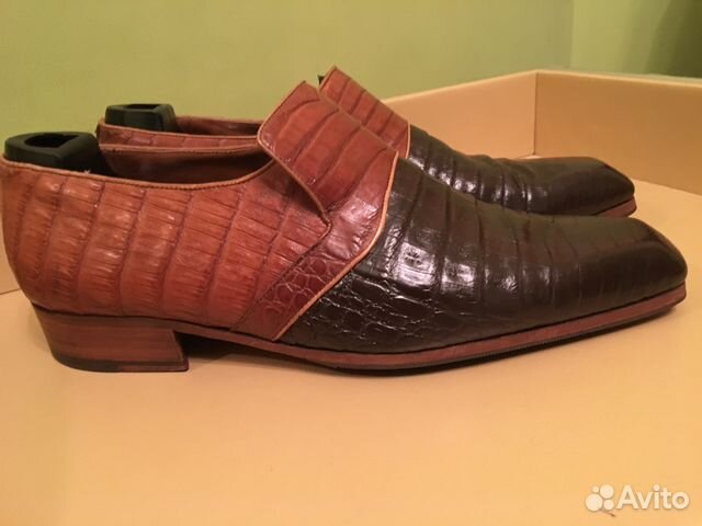 Туфли Castangia из кожи крокодила