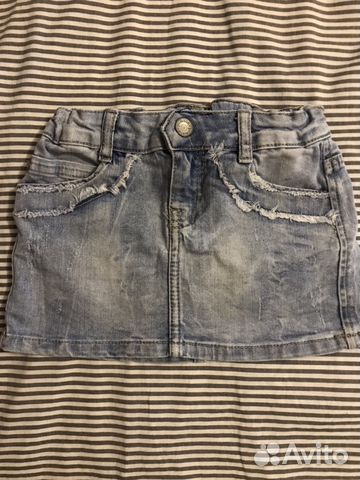 Юбка джинсовая Zara Kids 4/5 лет Юбка джинсовая Zara Kids 4/5 лет