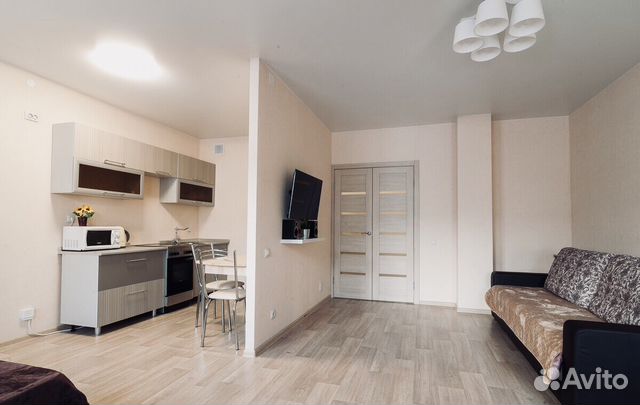 

Квартира-студия, 45 м², 2 кровати