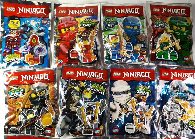 Коллекционные фигурки lego ninjago