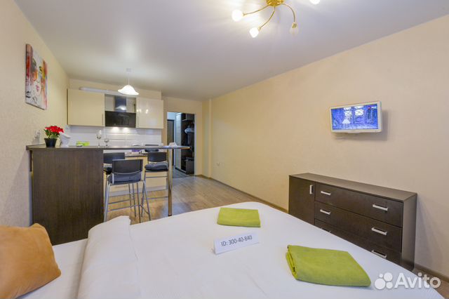 

Квартира-студия, 29,2 м², 1 кровать