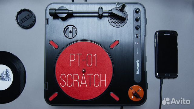 Виниловый проигрыватель numark PT01 scratch Виниловый проигрыватель numark PT01 scratch