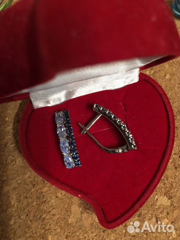 Серебрянные серьги с фианитами Серебрянные серьги с фианитами