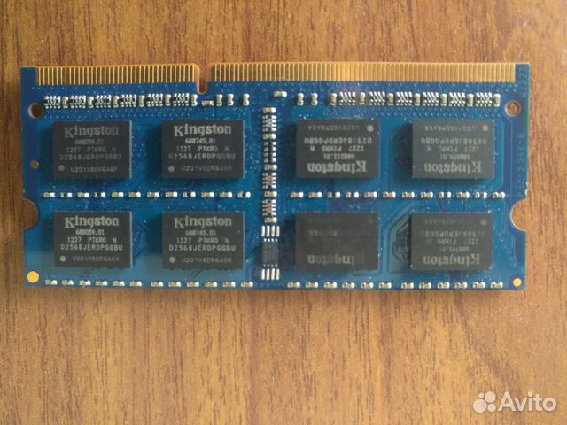 Оперативная память для ноутбука sodimm DDR3 4Гб