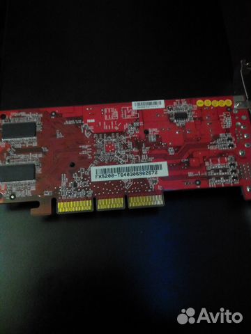 Видеокарта FX5200 AGP