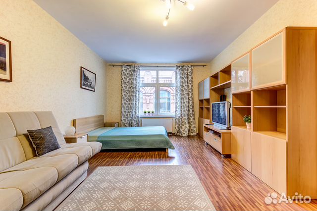 

1-к. квартира, 46 м², 2 кровати