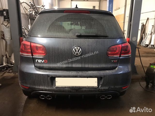 Насадка на глушитель Buzzer для VW Golf Насадка на глушитель Buzzer для VW Golf