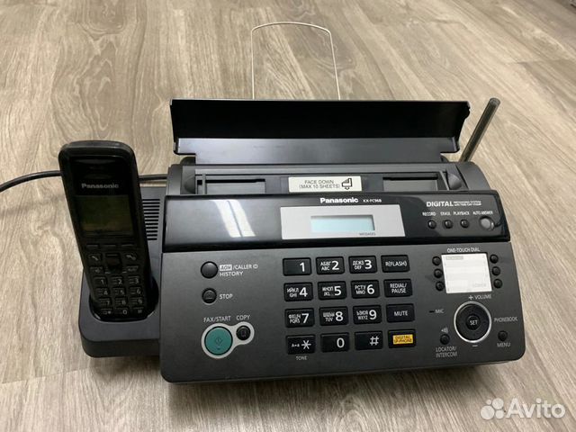 Новый факс / радио телефон Panasonic KX-FC968RU Новый факс / радио телефон Panasonic KX-FC968RU