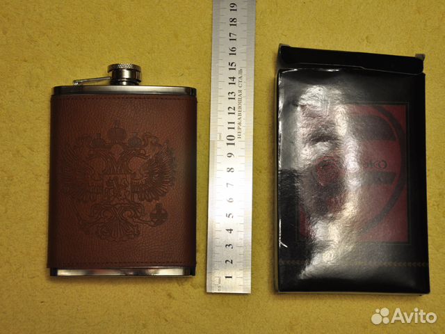 Фляжка для коньяка (нержавеющая сталь, 230 мл) Фляжка для коньяка (нержавеющая сталь, 230 мл)