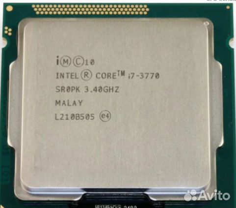 Intel(R) Core(TM) i7 - 3770 CPU 3.4