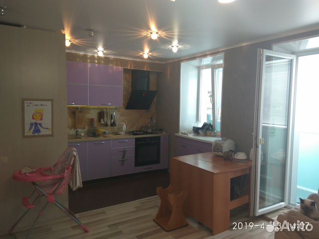 3-к квартира, 58.7 м², 6/6 эт.