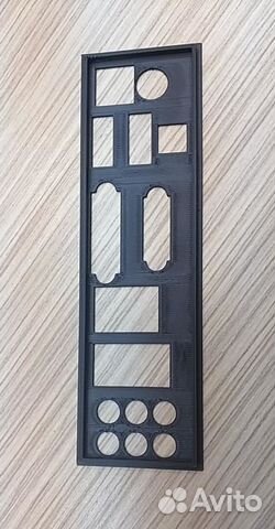 Задняя планка.(Печать заглушек) материнской платы