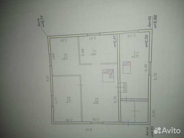 Дом 70.1 м² на участке 29 сот.