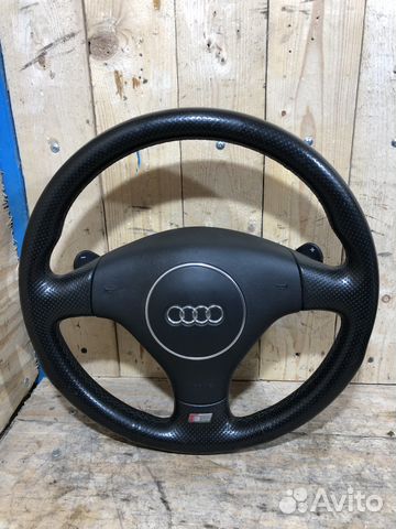 Руль кожаный Audi A3, A4, A6 S-line Арт. 120099 Руль кожаный Audi A3, A4, A6 S-line Арт. 120099