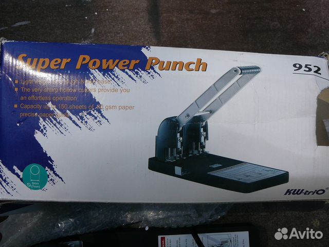 KW-trio 952 Super Power Punch супермощный дырокол
