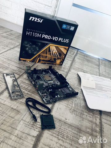 Msi h110 pro-vd plus + intel G4600