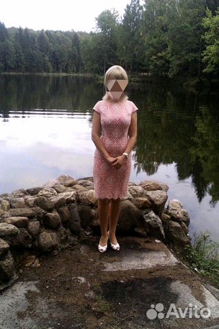 Нежное кружевное платье