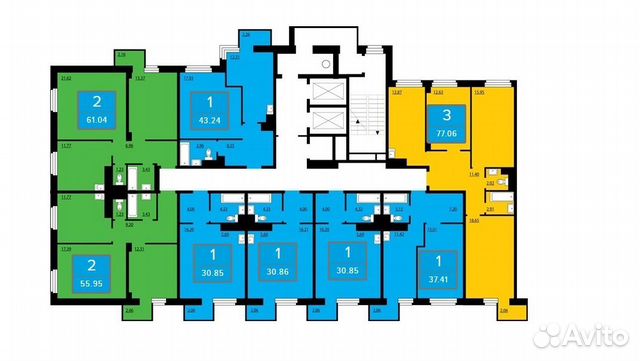 Студия, 30.9 м², 17/25 эт.