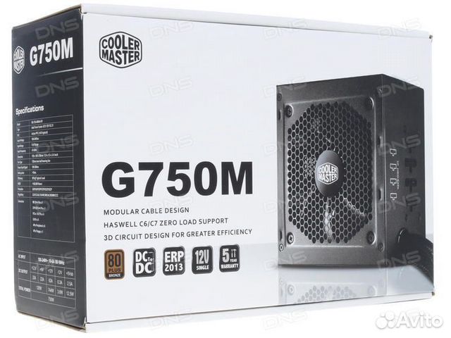 Блок питания Cooler Master G750M