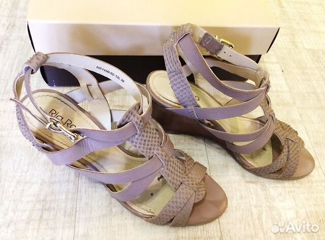 Босоножки RiaRosa и сабо на танкетке, размер 38