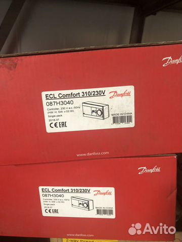 Электронный регулятор ECL Comfort 310/230V Danfoss